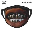 Пыленепроницаемая дышащая маска Laylow Smile, улыбка Laylow, Тревис Скотт, Xxx искушение, Xxx поп, дымовая маска для улицы