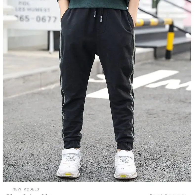 Штаны для мальчиков на весну и осень корейские повседневные штаны из От 4 до 14 лет