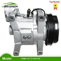 dkv14g auto air ac compressor for car subaru forester compressor type 4b 125mm 12v 73110fa150