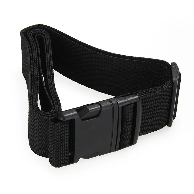 

Luggage Belt Strap Belt Cord Rope Black For Suitcase Travel Bag 2M