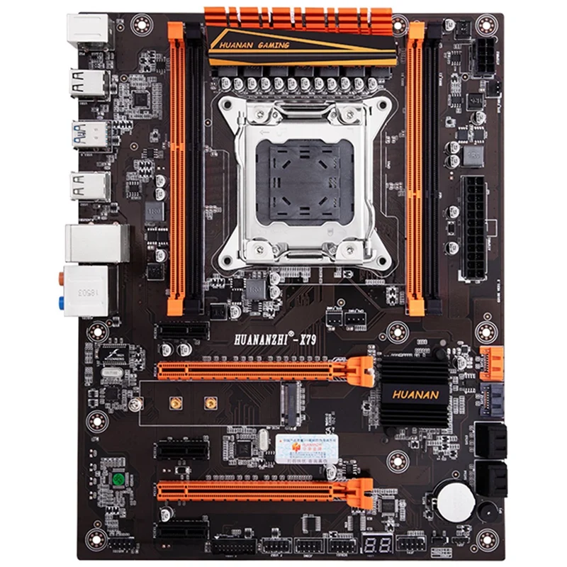HUANANZHI Deluxe X79 PRO игровая Материнская плата Intel LGA 2011 ATX Поддержка 4X16 GB 64GB память PCI-E X16 7