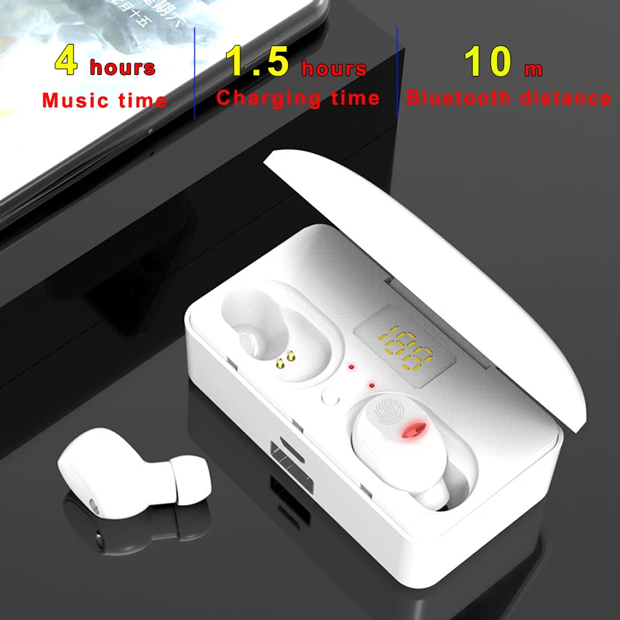 G10 TWS Touch беспроводные наушники блютуз с микрофоном HiFi стерео Басс Игровые для iphone