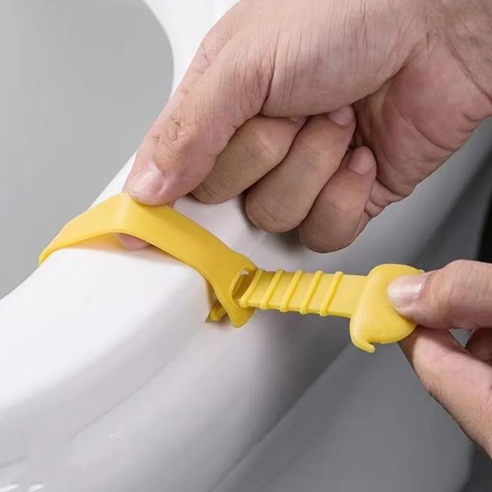 

Creative Cartoon Toilet Lid Lifter Non-adhesive Snap-on Adjustable Anti-dirty Silicone Toilet Lid Lifter Handle Household New