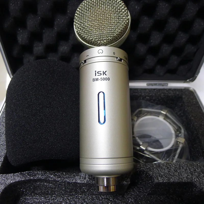 Оригинальный вертикальный профессиональный конденсаторный микрофон ISK для
