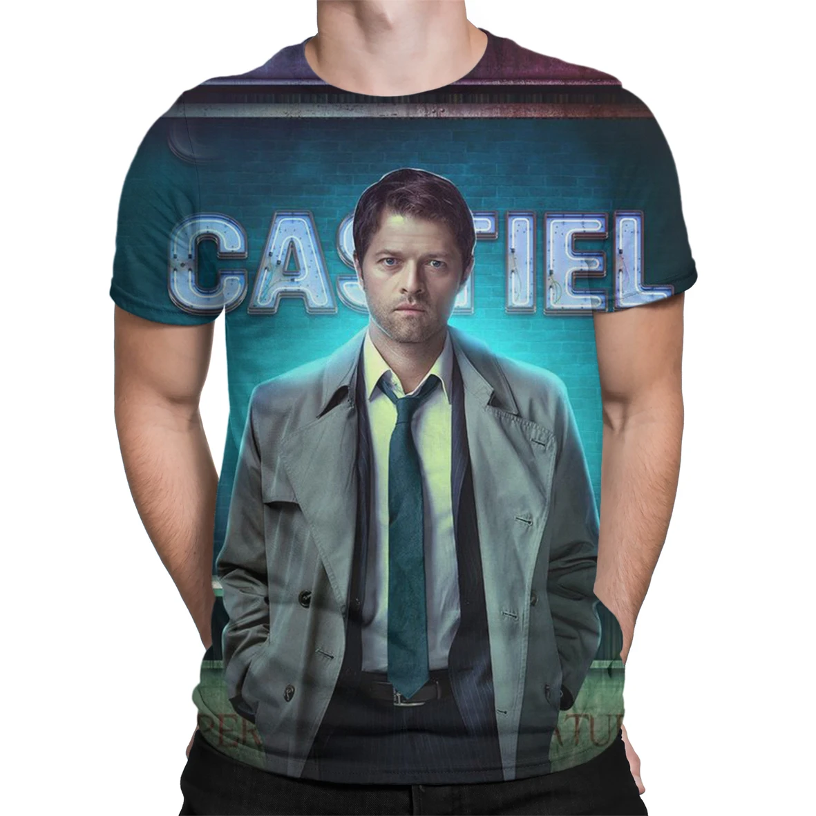 

Supernatural TV Show 3d Print Men's Oversized T-shirt Summer 2021 New Short-sleeve T-shirt Streetwear Teen Boy Harajuku Tees Top