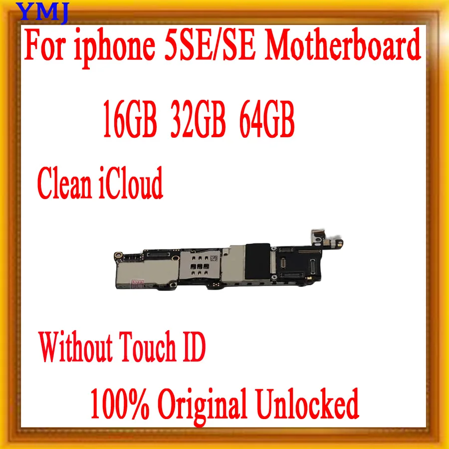 16 ГБ 32 64 Гб без Touch ID для iPhone 5SE материнская плата + система IOS оригинальная