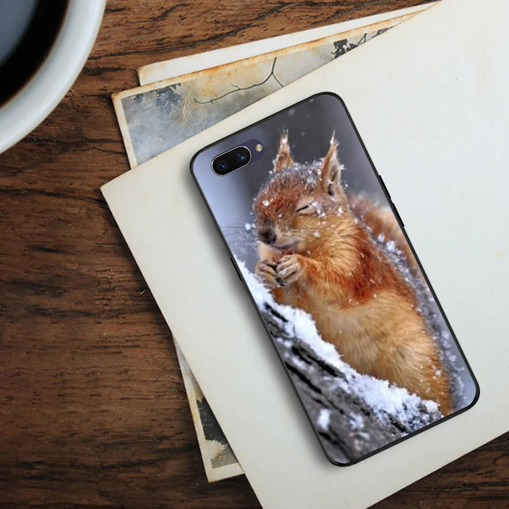 Роскошный чехол для телефона BaweiTE Animals in the snow с уникальным дизайном OPPO F5 F9 F3 F11 pro