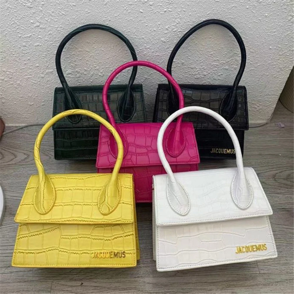 

Jacquemus Mini Crossbody Bags For Women 2020 High Quality PU Leather Messenger Bag Purses And Handbags Small Tote Brand Designer