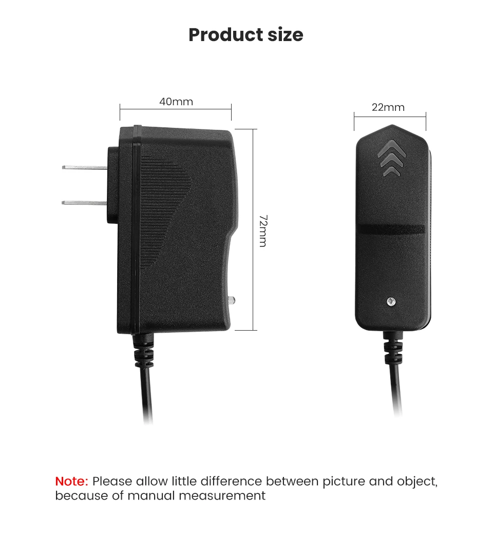 AIYIMA 12V AC 100 V-240 V 50/60 Гц адаптер конвертер DC12V ЕС Питание DC 12V1. 5A штепсельная вилка американского стандарта 5,5x2,5 мм для Мощность усилитель