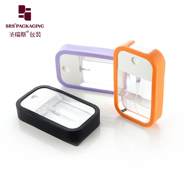

cell phone shaped 45ml plastic credit card pocket size perfume mist spray bottle for hand sanitizer sprayer