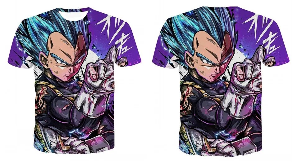 Dragon Ball Z Ultra Instinct God Son Goku Super Saiyan Мужская футболка с 3D принтом, летняя повседневная забавная футболка с круглым вырезом размера плюс
