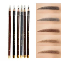 6 colorspc eyebrow pencil sharpening tool permanent makeup tattoo waterproof eyebrow pencil sharpen tip thin women makeup tslm