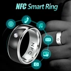 1 шт. NFC многофункциональное цифровое кольцо на палец для подключения всех телефонов Android оборудование из нержавеющей стали парные ювелирные кольца