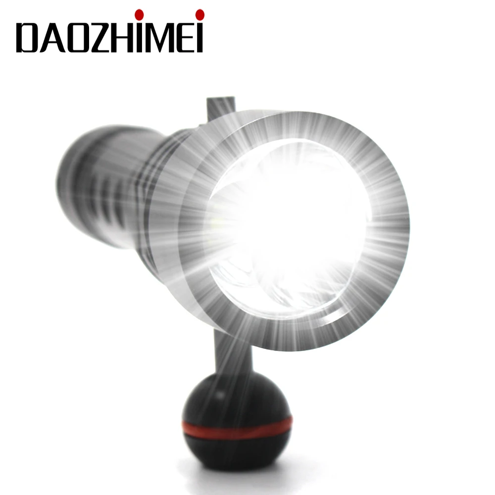 

Professional Scuba Diver Diving Flashlight 100M 8000 Lumens 3 XML L2 LED Torch Waterproof Lantern For Diving Light Underwater Li