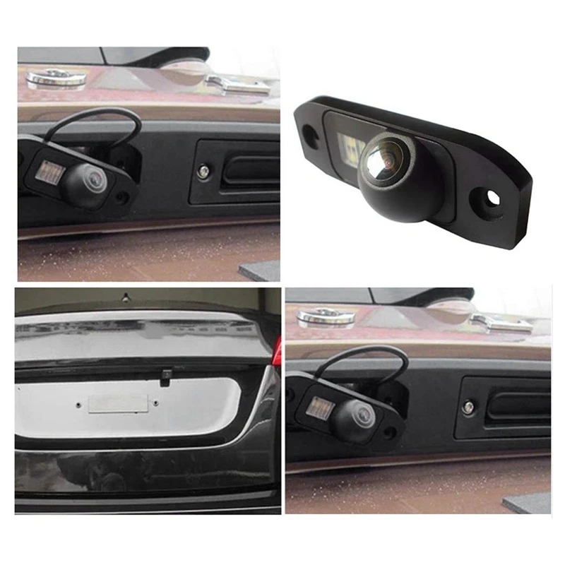 

Novel-Car Rearview Backup Camera Vehicle Backup License Plate Cameras LED Night Vision for Volvo S80L /S40L/S80/S40/S60/V60/XC90