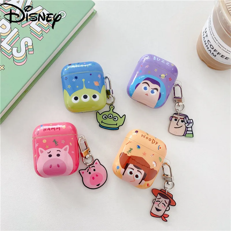 

Disney Stitch wireless earphone cover for iPhone airpods 1/2 Pro 3 men's earphone silicone protective bluetooth-compatible