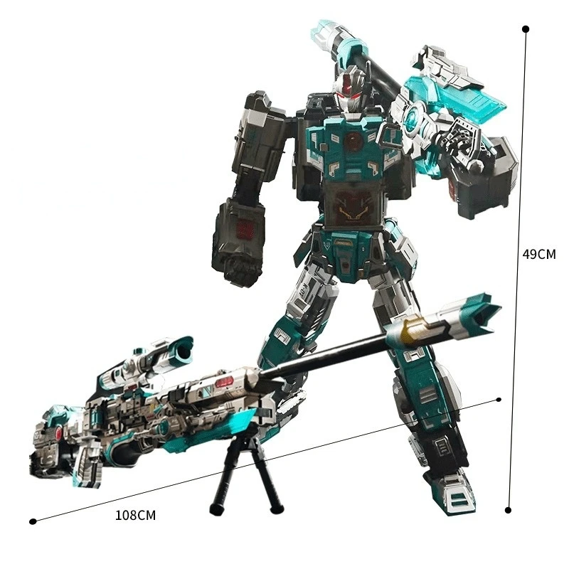 NBK K-SR01 SR02 OP Commander Barrett Chef G1 экшн-Фигурка-трансформер 49 см игрушка из АБС-пластика