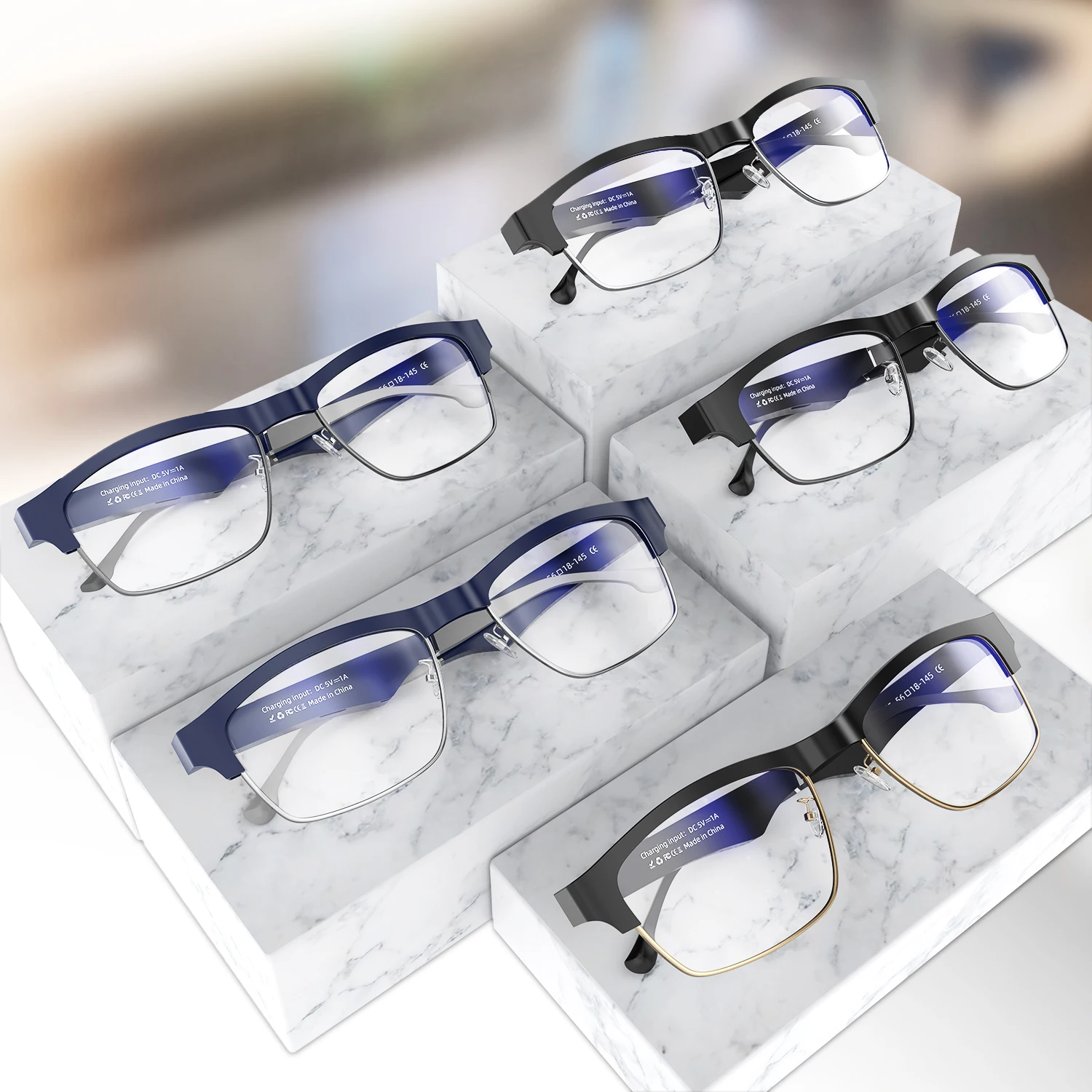 Wireless Waterproof Bluetooth Smart Glasses Touch Hands-Free Call Music Anti-blue light glasses With Microphone sports | Аксессуары для