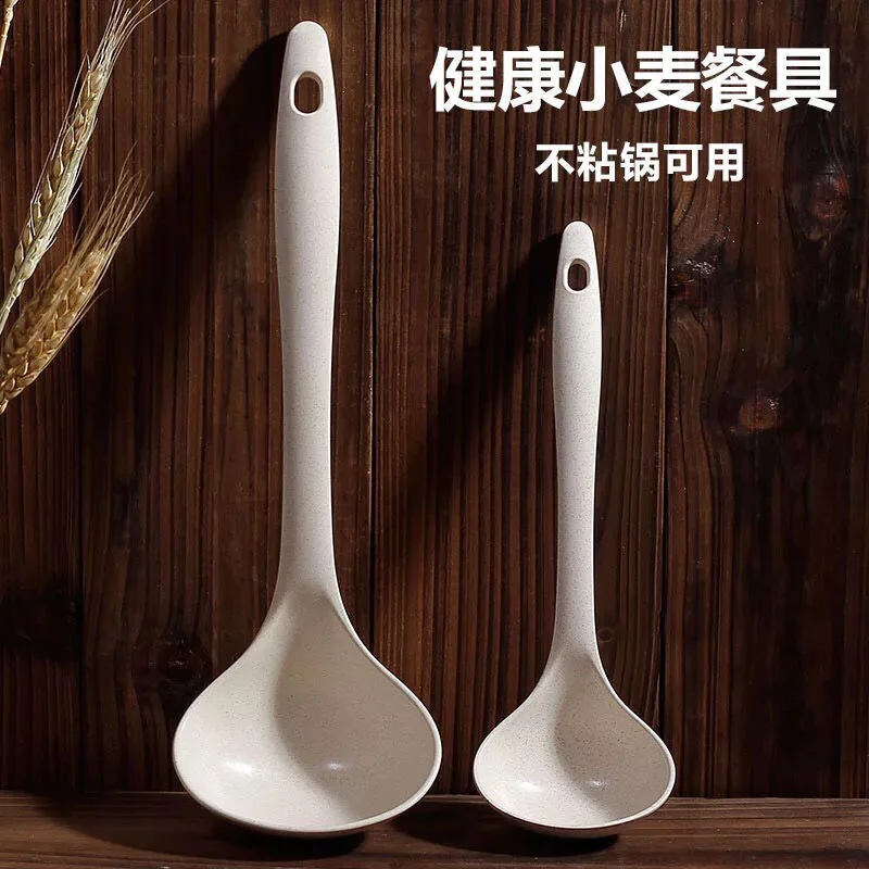Здоровая пшеничная соломенная ложка для риса бытовая антипригарная плита