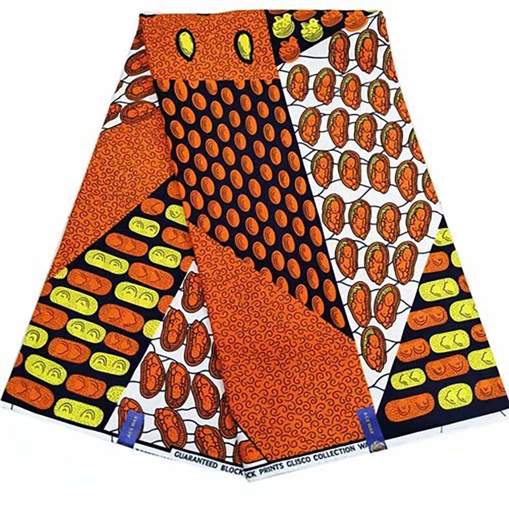 Африканский воск африканская Анкара ткань 2021 с принтом 100% хлопок