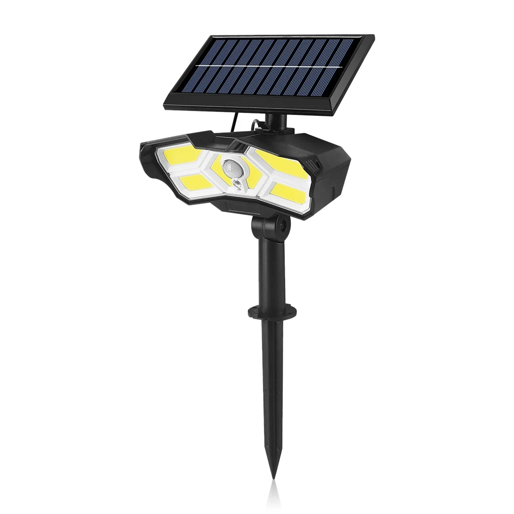 

Уличная лампа на солнечной батарее, водонепроницаемый уличный фонарь с 3 режимами, датчиком движения, для сада, патио, дорожек, двора