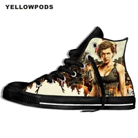 mens casual shoes custom your own logophotoimage pattern biochemical crisis of universal terror movie aliceing cool sneakers