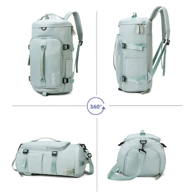 Women Gym Bag Backpack Fitness Bags for Shoes Outdoor Shoulder Gymtas Tas Sac De Sport Student Sportbag Travel Bag Daily XA891WA