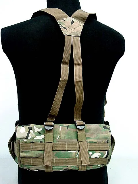 Мягкий ремень для страйкбола тактический с наплечным ремнем H-образной формы