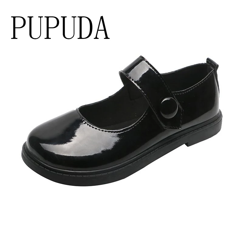 

PUPUDA New Casual Leather Shoes Women Comfortable Female Shoes 2020 Platform Shoes Women Lightweight Classic Sneaker
