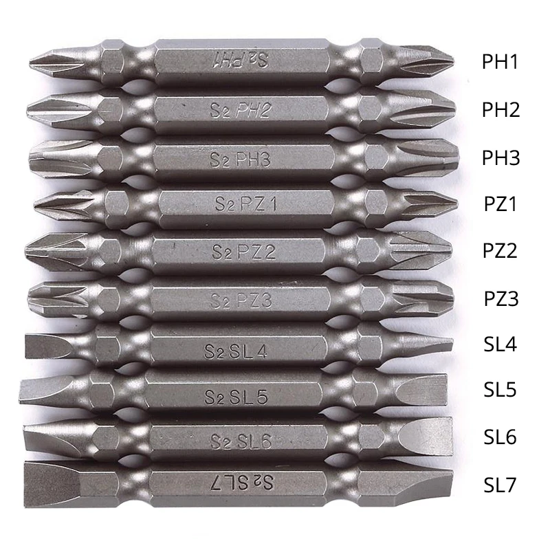 Набор насадок для отверток QUK 65 мм PH2 10 шт|Отвертка| |