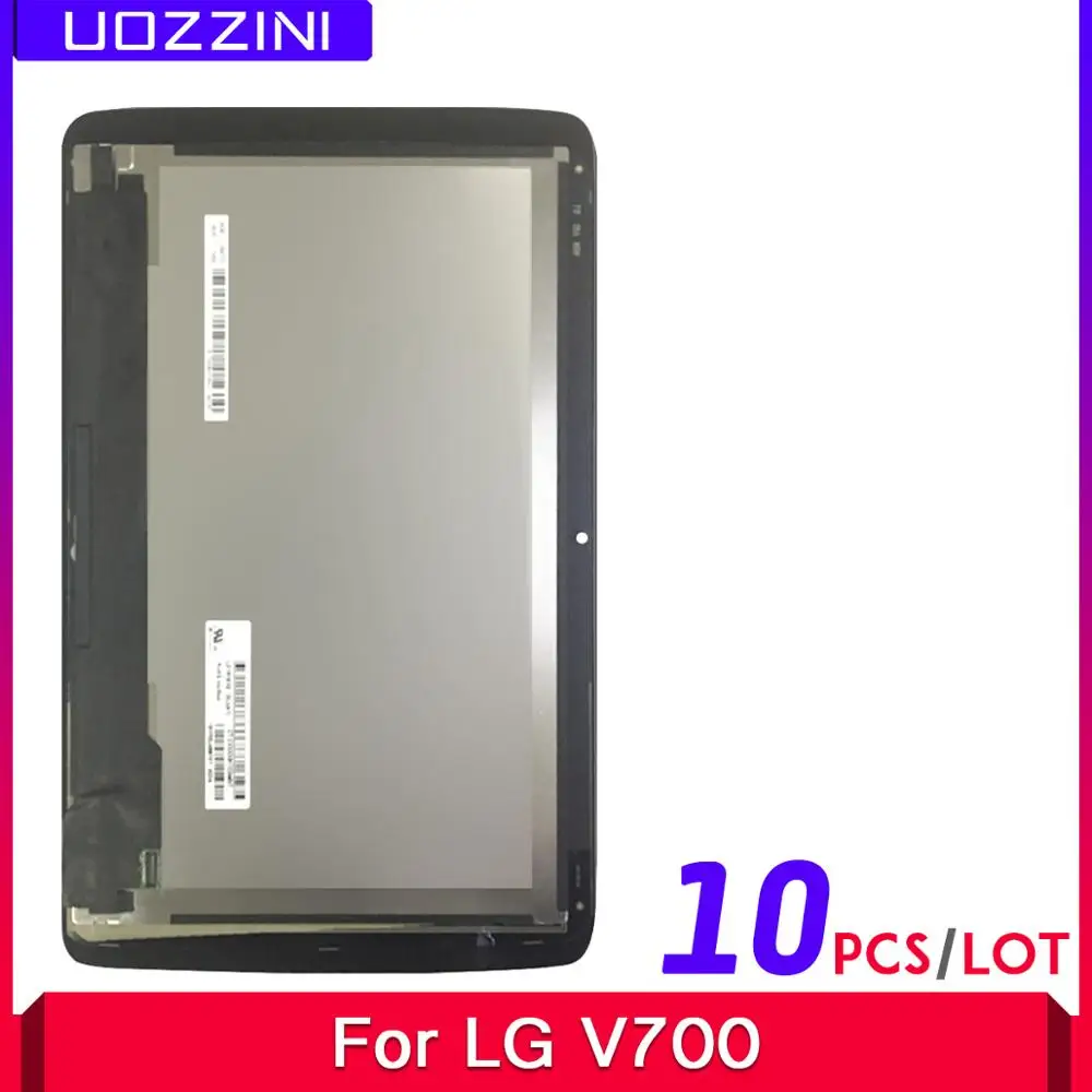 10 шт. 100% ЖК дисплей для LG G Pad 1 V700 VK700 планшетный ПК запасные части 'дигитайзер