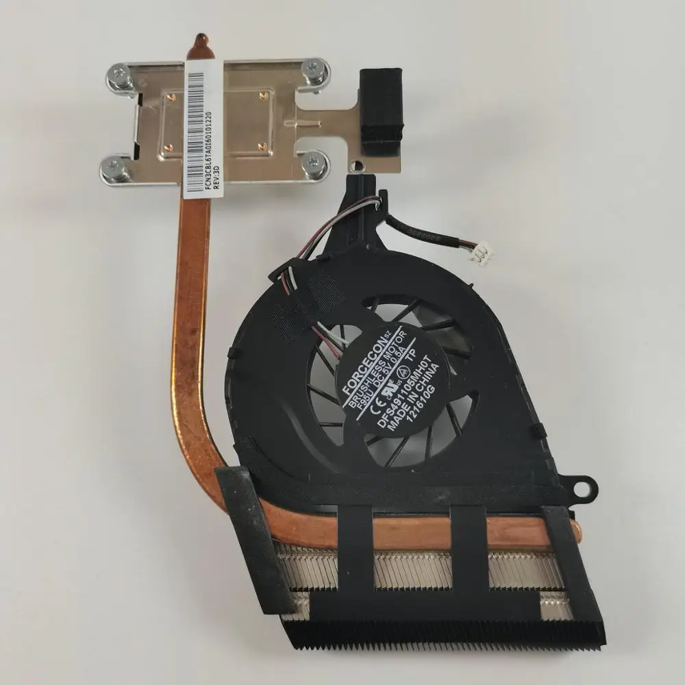Новый оригинальный охладитель для Toshiba Satellite L650 L650D L655 L655D с вентилятором охлаждения F95U DFS491105MH0T 3CBL6TA0I60 модулем охлаждения.