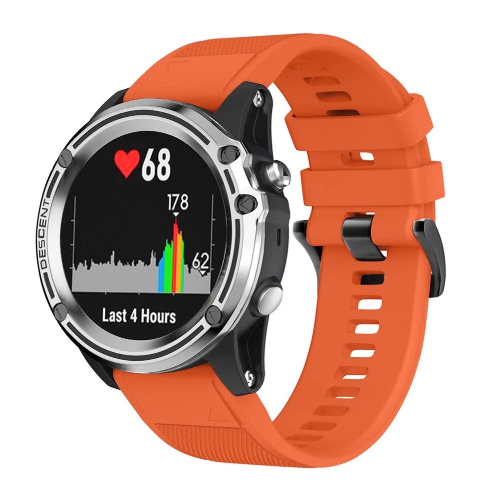 Смарт-ремешок для часов Garmin Fenix 3/3HR/5X/5X Plus силиконовые для фитнеса сменный наручный ремешок подходит для запястья 5,70-10,23 дюйма(145 мм-260 мм