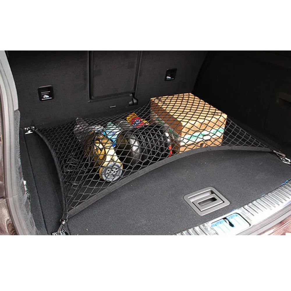 

Car Trunk Nets Bag Storage Car Accessories Interior with Hooks Automobiles Back Seat Car Organizer Rear Racks