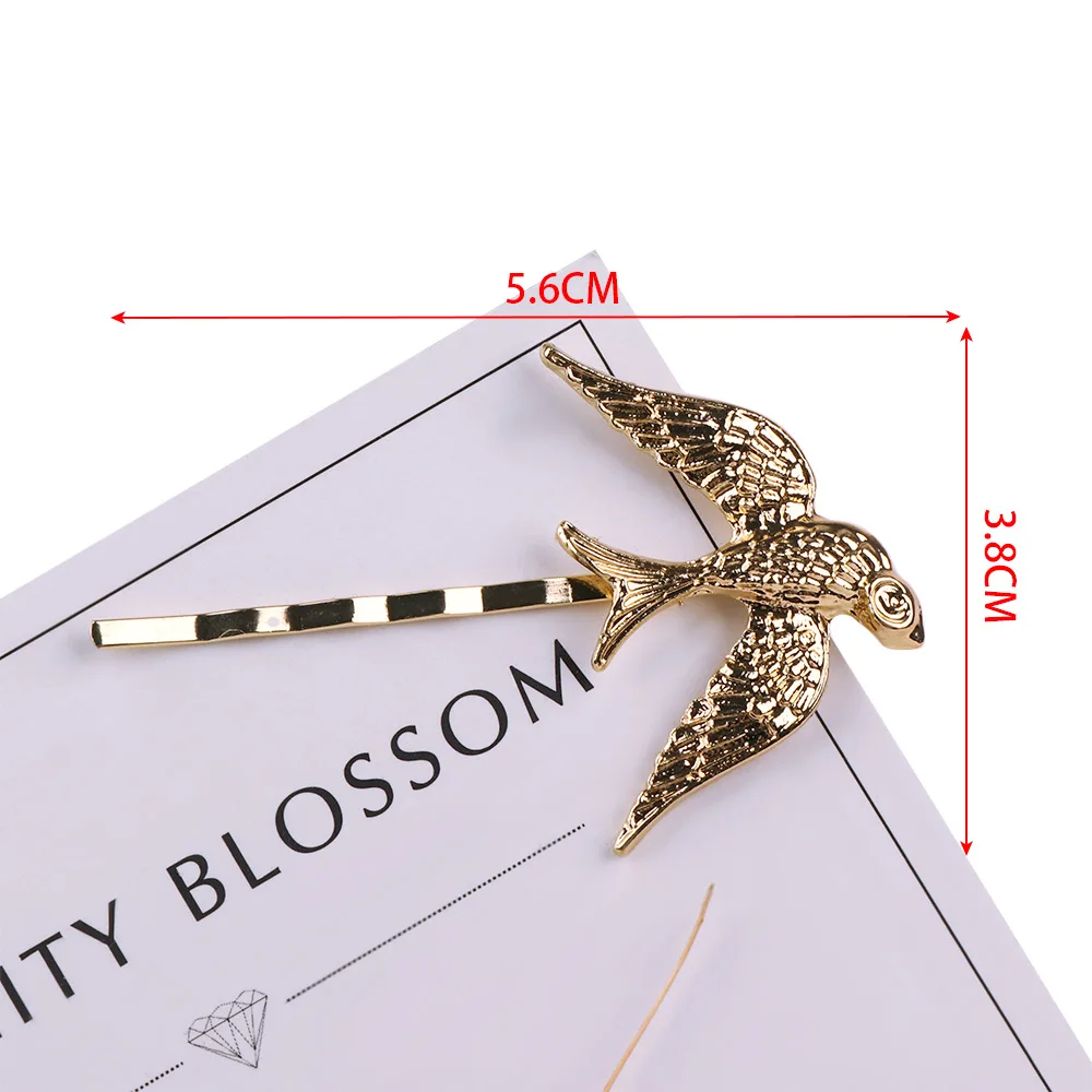 Заколка для волос с птицей и ласточкой милая заколка девочек модные заколки