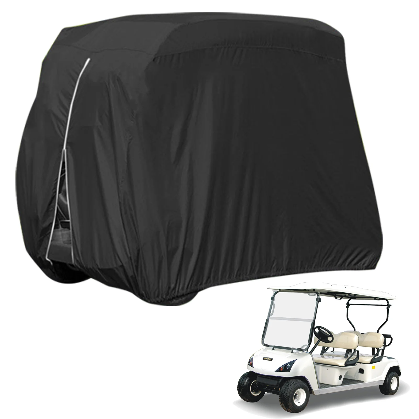 

Golf Cart Cover Durable Lightweight Protective Cover For Golf Droshipping Elegant
