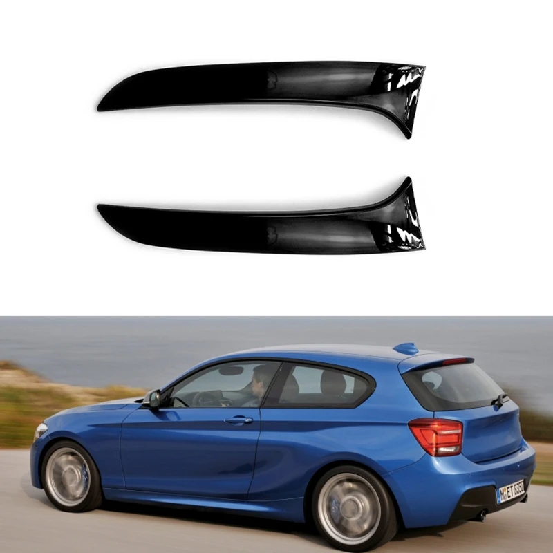 

Rear Behind Window Spoiler Side Strip Cover Trim For-BMW 1 Series F20 F21 2012-2019 Exterior Refit Kit