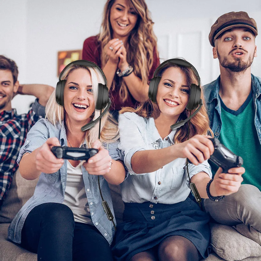 Игровая гарнитура NUBWO N12 PS4 лучшие игровые стереонаушники с микрофоном для нового