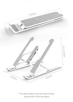 portable laptop bracket support base foldable laptop stand for macbook pro lapdesk pc computer tablet table
