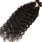 Бразильские человеческие волосы Remy, глубокие кудрявые волосы, плетеные волосы для плетения, 100% необработанные, натуральные волосы для наращивания, 3 шт.лот