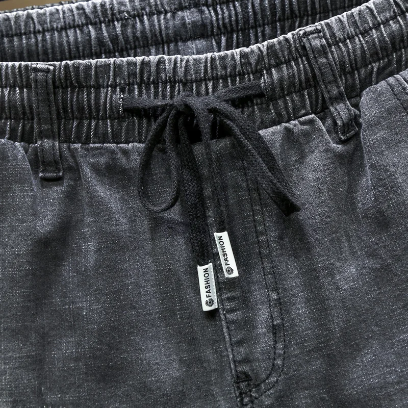 10XL Plus Size Men Fashion Black Ripped Jeans Men Pants Jeans Homme Baggy Jeans Trousers Male Long Denim Pants New 2021 Loose