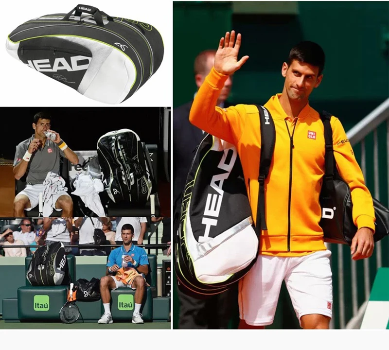 Мужская сумка для теннисной ракетки, теннисный мяч, рюкзак Max для 6 Ракеток, ракетки, спортивные, Ограниченный Тип