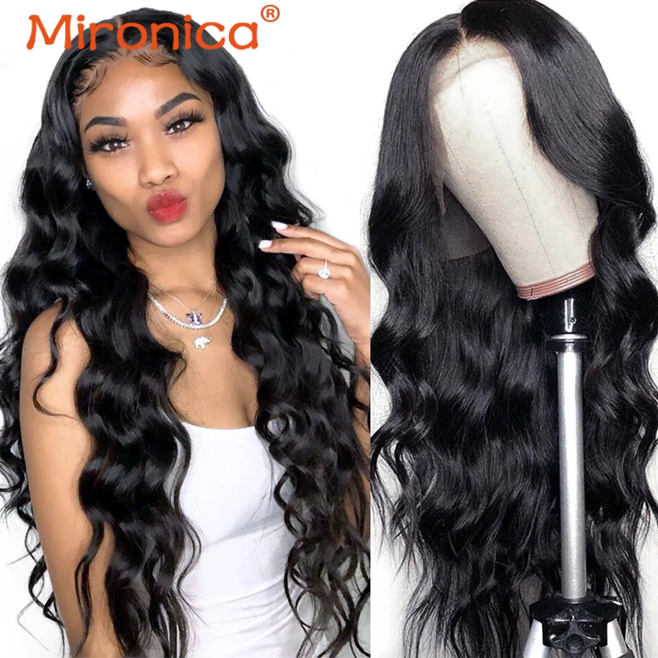 

180% Density Lace Human Hair Wigs 30 Inch 4x4 Lace Closure Body Wave 13x4 Lace Frontal Wigs Brazilian Remy Human Hair Lace Wigs