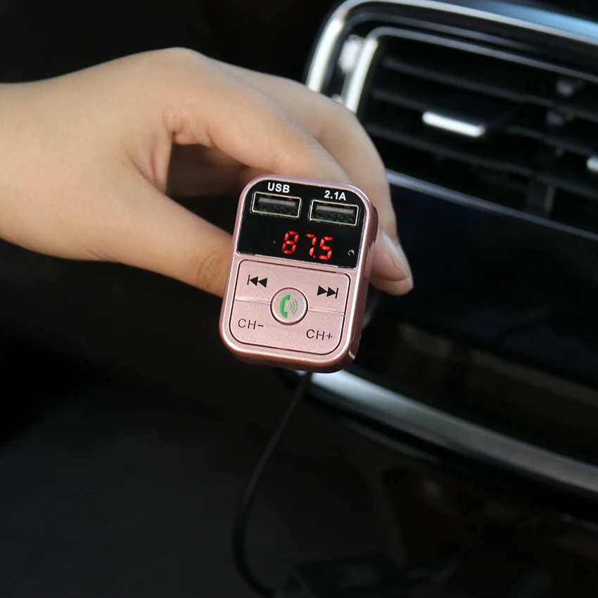 FM-трансмиттер автомобильный с поддержкой Bluetooth 5 0 и 2-мя USB-портами | Автомобили
