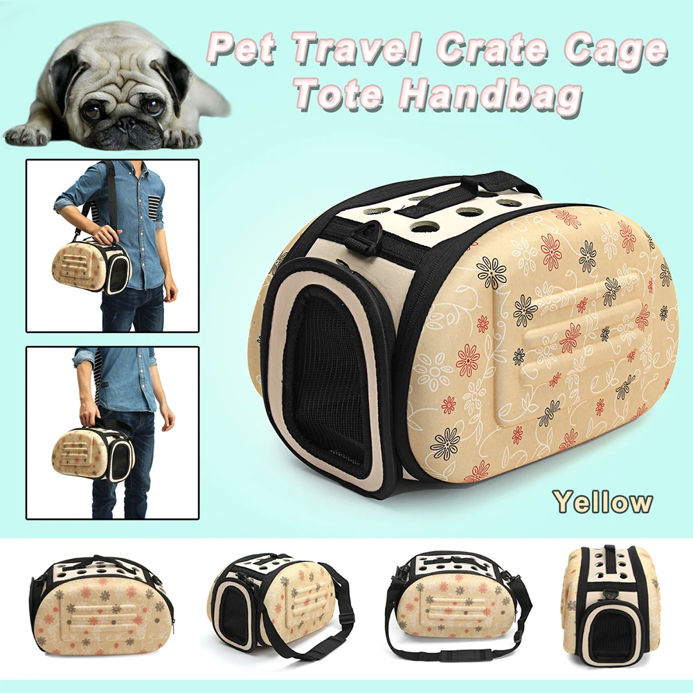 Портативная Складная Сумка-переноска из ЭВА для домашних животных собак и щенков
