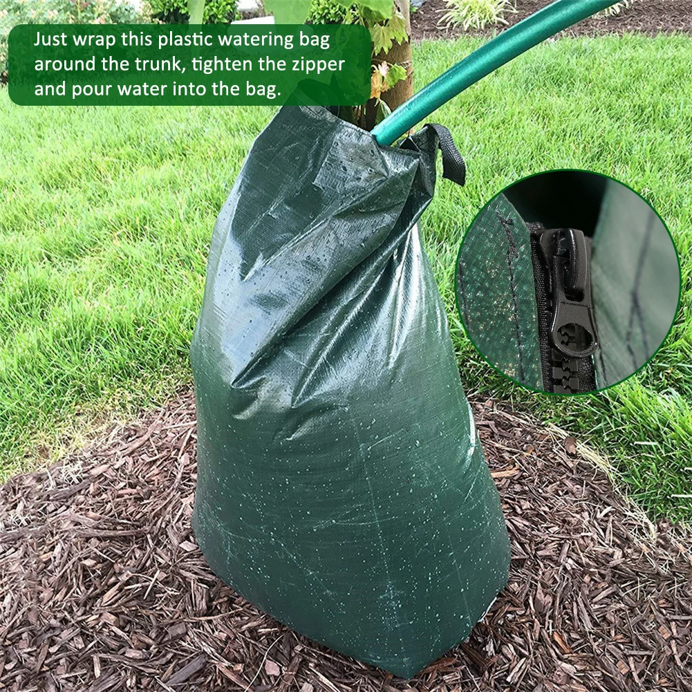 

20 Gallon Tree Watering Bag Garden Plants Drip Irrigation Bags Slow Release Hanging Dripper Bag Reusable Agricultural Water Bags