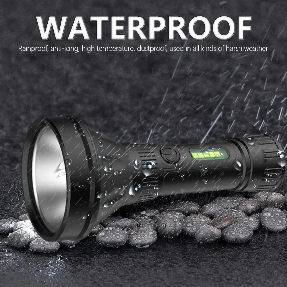 

Super Bright Built-in Battery Flashlight USB Charging LED Flashlight Waterproof Torch Portable Camping Flashlight