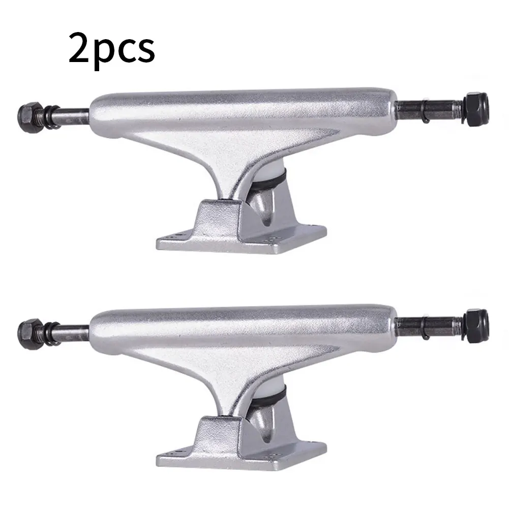 

Light Weight Skateboard Trucks Aluminum-Magnesium Alloy 5.25inch Independent Longboard 3/5/7 Road Skateboard Replacement