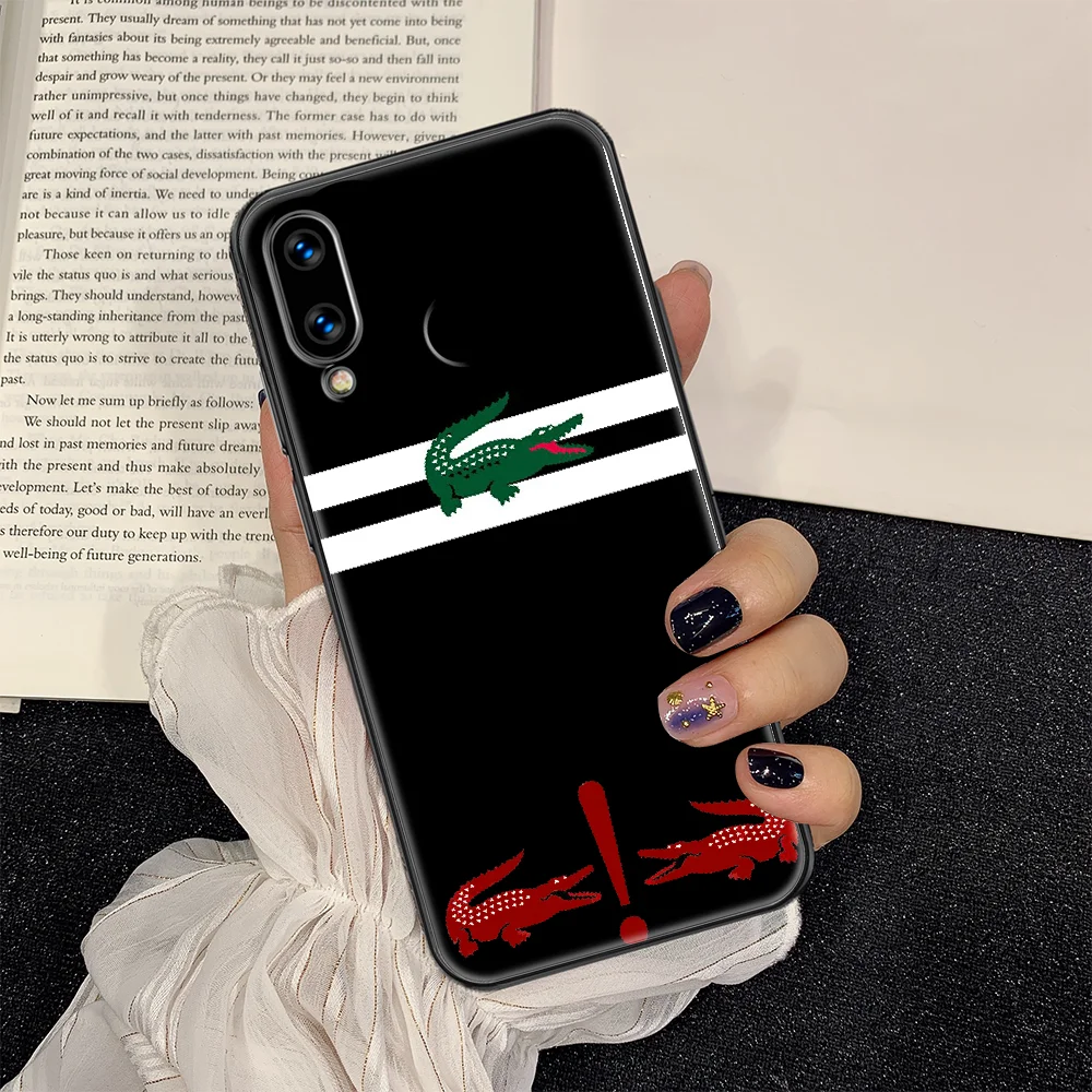 

LACOETES French luxury brand Phone case For Huawei Honor 6 7 8 9 10 10i 20 A C X Lite Pro Play black art back trend Etui tpu