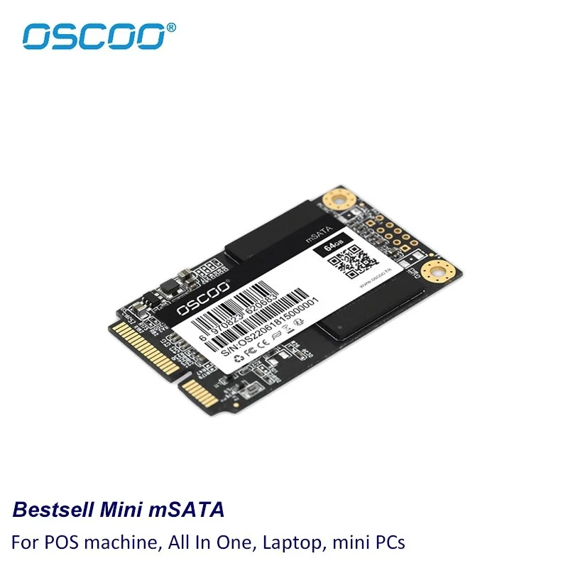 Oscoo Новый mSATA SSD 240gb твердотельный диск SATA III 64 ГБ 120 128 256 500 512 1 ТБ жесткий для